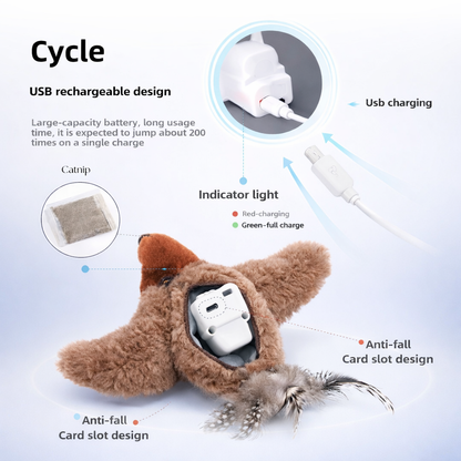 MythicPaw™ Premium FlappyChase Interactivecat Toy